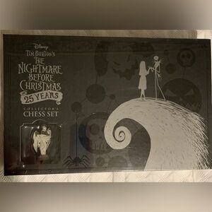 Nightmare Before Christmas Chess Set 25 Years Collectors Set